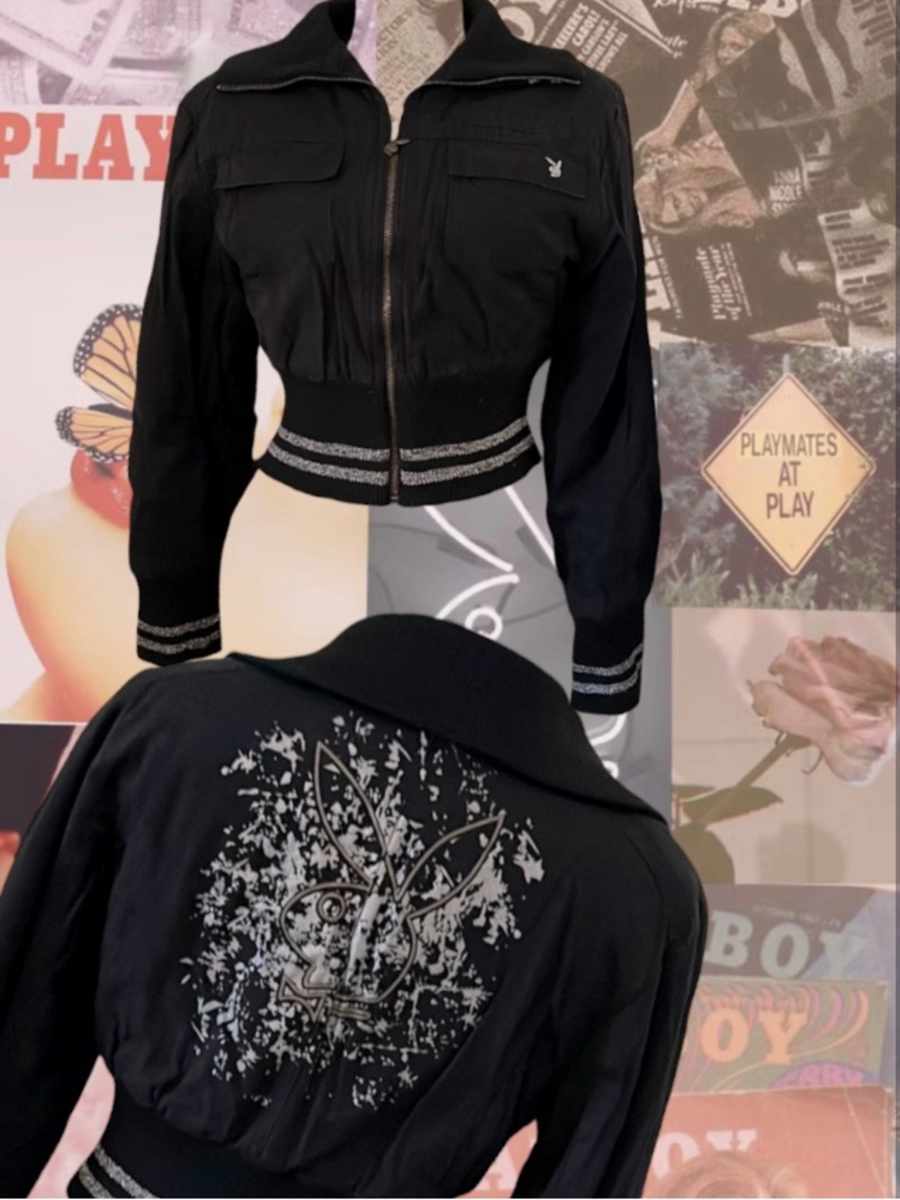 Vintage💥PLAYBOY Bomber Jacket